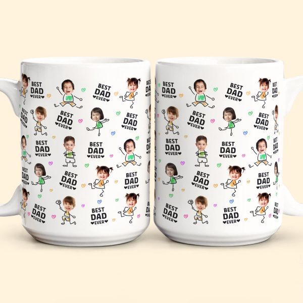 Best Dad Ever - Funny Version - Personalized Photo Mug Best Dad Ever - Funny Version - Personalized Photo Mug