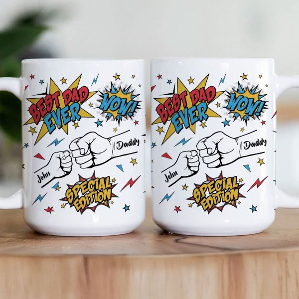 Best Dad Ever - Limited Edition - Personalized Mug Best Dad Ever - Limited Edition - Personalized Mug