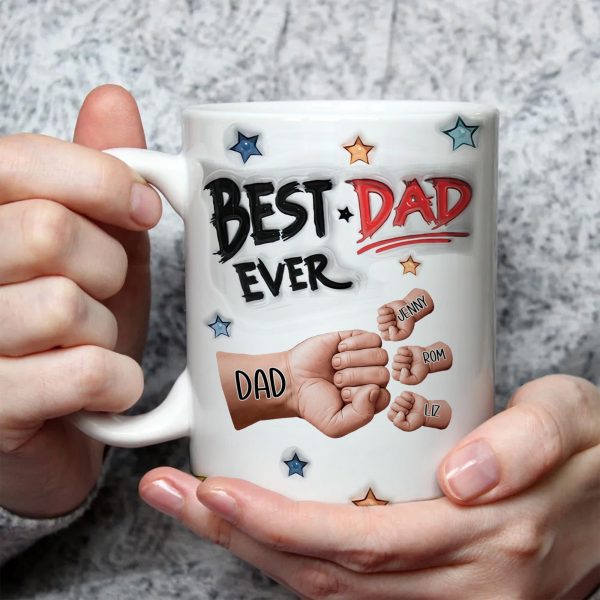 Best Dad Ever - Personalized Mug - Gift for Dad, Grandpa Father's Day | GR27 DUC4 Best Dad Ever - Personalized Mug - Gift for Dad, Grandpa Father's Day | GR27 DUC4