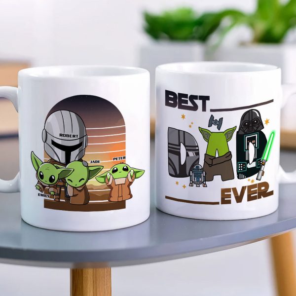 Best Dad Ever - Personalized White Mug Best Dad Ever - Personalized White Mug