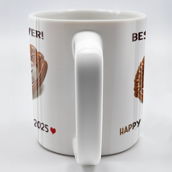 Best Dad Ever, Baseball Glove And Baseball - Personalized Custom Coffee Mug - DAD079_MG Best Dad Ever, Baseball Glove And Baseball - Personalized Custom Coffee Mug - DAD079_MG
