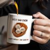 Best Dad Ever, Baseball Glove And Baseball - Personalized Custom Coffee Mug - DAD079_MG Best Dad Ever, Baseball Glove And Baseball - Personalized Custom Coffee Mug - DAD079_MG