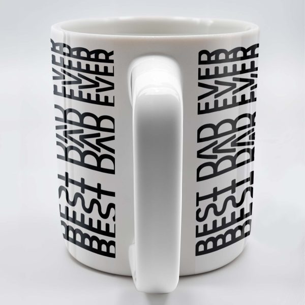 Best Dad Ever Coffee Mug Design - Personalized Custom Coffee Mug - DAD213_MG
