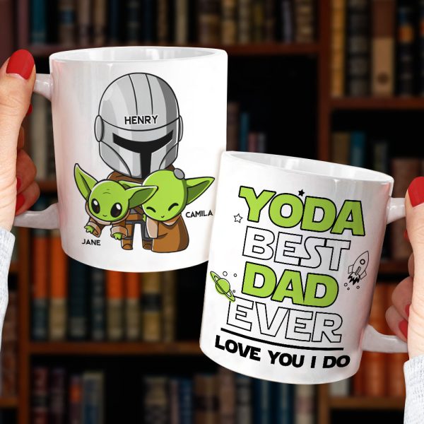 Best Dad Ever Love You I Do - Personalized White Mug - Gift For Dad Best Dad Ever Love You I Do - Personalized White Mug - Gift For Dad