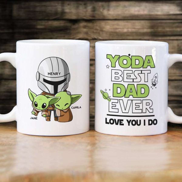 Best Dad Ever Love You I Do - Personalized White Mug - Gift For Dad Best Dad Ever Love You I Do - Personalized White Mug - Gift For Dad
