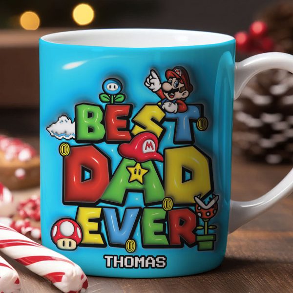 Best Dad Ever, Personalized Edge To Edge Mug, Custom Name Game Online Dad Mug 02NATI271023 Best Dad Ever, Personalized Edge To Edge Mug, Custom Name Game Online Dad Mug 02NATI271023