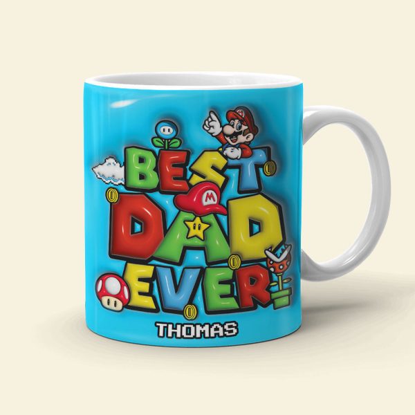 Best Dad Ever, Personalized Edge To Edge Mug, Custom Name Game Online Dad Mug 02NATI271023 Best Dad Ever, Personalized Edge To Edge Mug, Custom Name Game Online Dad Mug 02NATI271023