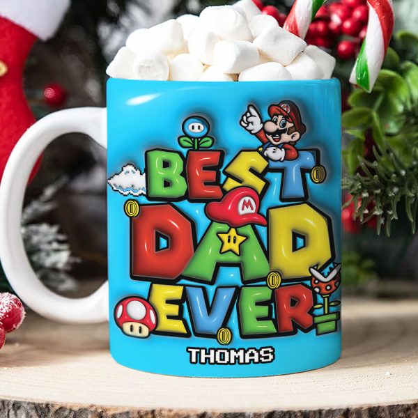 Best Dad Ever, Personalized Edge To Edge Mug, Custom Name Game Online Dad Mug 02NATI271023 Best Dad Ever, Personalized Edge To Edge Mug, Custom Name Game Online Dad Mug 02NATI271023