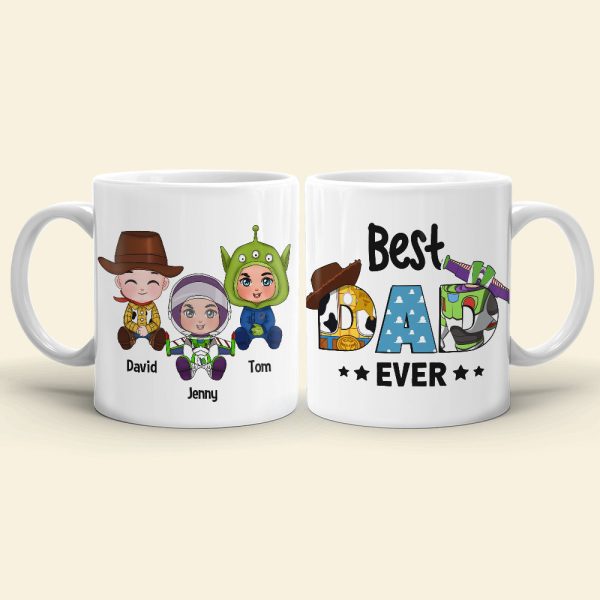 Best Dad Ever, Personalized Mug, Gift For Dads, Father's Day Gift, 04hutn170523ha Best Dad Ever, Personalized Mug, Gift For Dads, Father's Day Gift, 04hutn170523ha