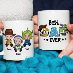 Best Dad Ever, Personalized Mug, Gift For Dads, Father's Day Gift, 04hutn170523ha