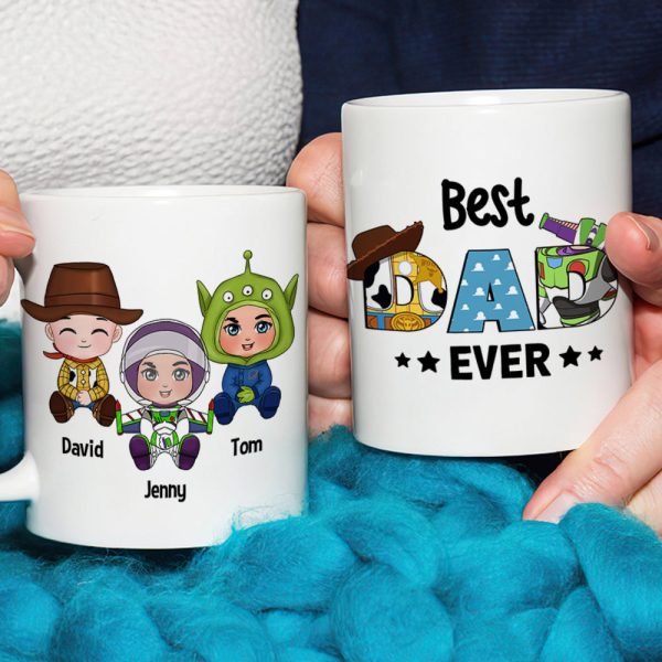 Best Dad Ever, Personalized Mug, Gift For Dads, Father's Day Gift, 04hutn170523ha Best Dad Ever, Personalized Mug, Gift For Dads, Father's Day Gift, 04hutn170523ha