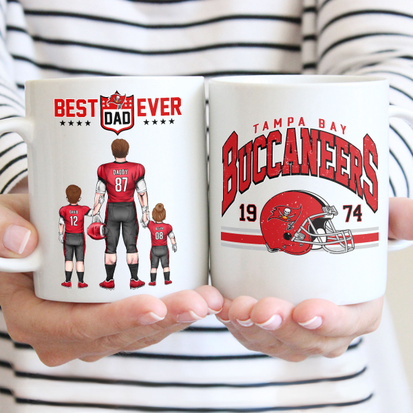 Best Dad Ever Vintage - Personalized Mug - Gifts For American Football Lover | TM12 HN02 Best Dad Ever Vintage - Personalized Mug - Gifts For American Football Lover | TM12 HN02