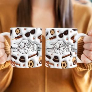 Best Dad Ever With 3D Inflated Mug 2 Personalized Gift DM01 890889