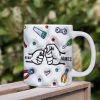 Best Dad Ever With 3D Inflated Mug Personalized Gift DM01 890885 Best Dad Ever With 3D Inflated Mug Personalized Gift DM01 890885