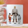 Best Dad In The Galaxy Orange Quote - GIft For Father's Day - Personalized Ceramic Mug Best Dad In The Galaxy Orange Quote - GIft For Father's Day - Personalized Ceramic Mug
