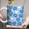 Best Dad With Heart Pattern 3D Inflated Effect Mug HO82 890524 Best Dad With Heart Pattern 3D Inflated Effect Mug HO82 890524