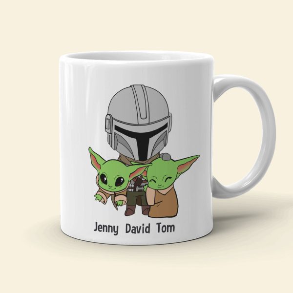 Best Dada Lorian Ever Gift 03QHTN120523 White Star Family Mug