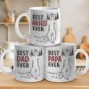 Best Daddy Ever - Family Personalized Custom 3D Inflated Effect Printed Mug - Father's Day, Gift For Dad, Grandpa Best Daddy Ever - Family Personalized Custom 3D Inflated Effect Printed Mug - Father's Day, Gift For Dad, Grandpa