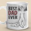 Best Daddy Ever - Family Personalized Custom 3D Inflated Effect Printed Mug - Father's Day, Gift For Dad, Grandpa Best Daddy Ever - Family Personalized Custom 3D Inflated Effect Printed Mug - Father's Day, Gift For Dad, Grandpa