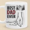 Best Daddy Ever - Family Personalized Custom 3D Inflated Effect Printed Mug - Father's Day, Gift For Dad, Grandpa Best Daddy Ever - Family Personalized Custom 3D Inflated Effect Printed Mug - Father's Day, Gift For Dad, Grandpa