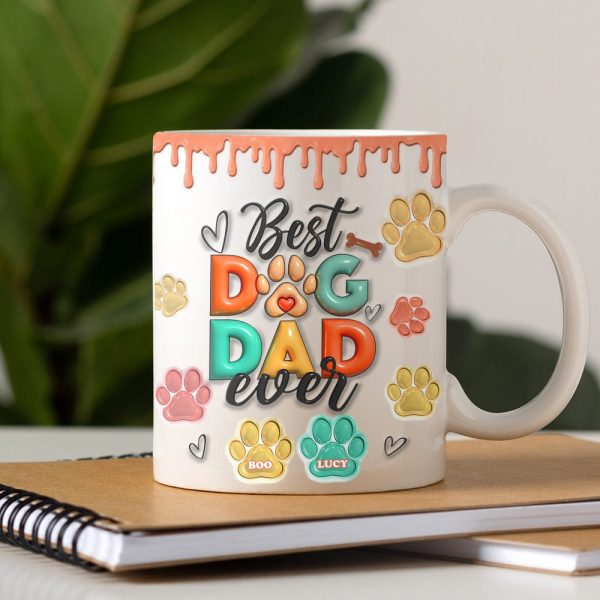 Best Dog Cat Mom Dad Ever Pet Mug Personalized Gift N304 890165