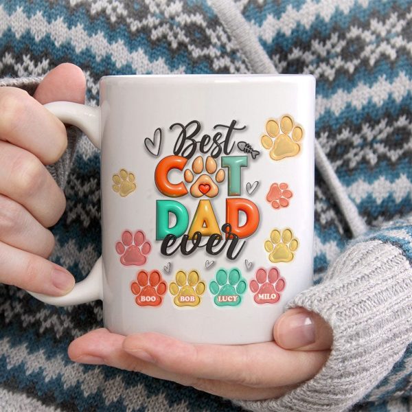 Best Dog Cat Mom Dad Ever With 3D Inflated Pet Mug Personalized Gift TA29 890028 Best Dog Cat Mom Dad Ever With 3D Inflated Pet Mug Personalized Gift TA29 890028
