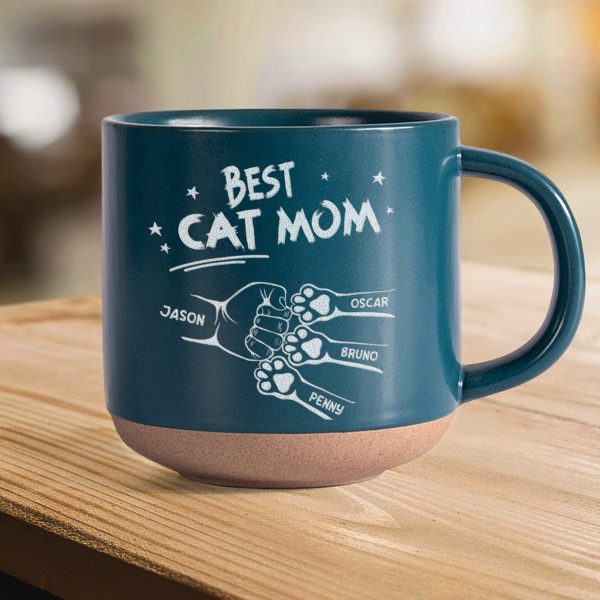 Best Dog Dad, Cat Dad, Dog Mom, Cat Mom Ever Personalized Engraved Pottery Mug HA75 891584 Best Dog Dad, Cat Dad, Dog Mom, Cat Mom Ever Personalized Engraved Pottery Mug HA75 891584