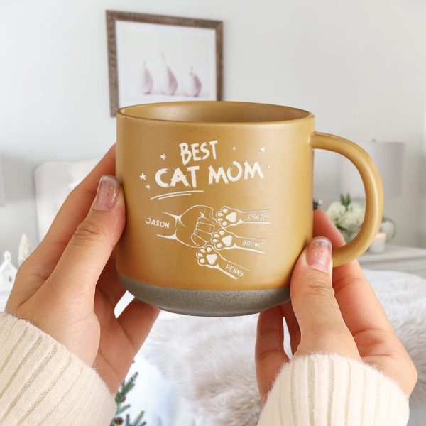 Best Dog Dad, Cat Dad, Dog Mom, Cat Mom Ever Personalized Engraved Pottery Mug HA75 891584 Best Dog Dad, Cat Dad, Dog Mom, Cat Mom Ever Personalized Engraved Pottery Mug HA75 891584