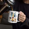 Best Dog Dad Ever - Personalized White Edge-to-Edge Mug Best Dog Dad Ever - Personalized White Edge-to-Edge Mug