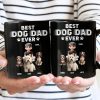 Best Dog Dad Ever 3D Effect - Personalized Black Mug Best Dog Dad Ever 3D Effect - Personalized Black Mug