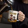 Best Dog Dad Ever 3D Effect - Personalized White Edge-to-Edge Mug Best Dog Dad Ever 3D Effect - Personalized White Edge-to-Edge Mug