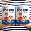 Best Dog Dad Ever 3D Effect - Personalized White Edge-to-Edge Mug Best Dog Dad Ever 3D Effect - Personalized White Edge-to-Edge Mug
