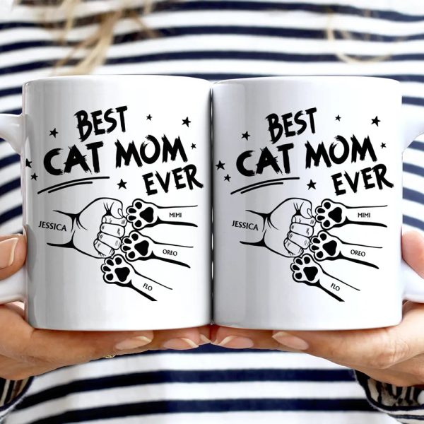 Best Dog Dad Ever Hand Punch - Personalized Mug Best Dog Dad Ever Hand Punch - Personalized Mug