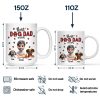 Best Dog Mom Dog Dad 3D - Personalized Mug Best Dog Mom Dog Dad 3D - Personalized Mug