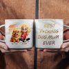 Best Dog Mom Ever 3D Effect - Personalized Marble Mug Best Dog Mom Ever 3D Effect - Personalized Marble Mug