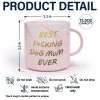 Best Dog Mom Ever 3D Effect - Personalized Marble Mug Best Dog Mom Ever 3D Effect - Personalized Marble Mug
