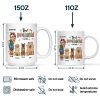 Best Dog Mom Ever Cartoon Woman - Personalized Mug
