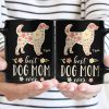 Best Dog Mom Ever Floral - Personalized Mug Best Dog Mom Ever Floral - Personalized Mug