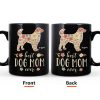 Best Dog Mom Ever Floral - Personalized Mug Best Dog Mom Ever Floral - Personalized Mug