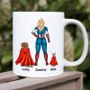 Best Dog Mom Ever Personalized Mug Gift For Superhero Mom Best Dog Mom Ever Personalized Mug Gift For Superhero Mom
