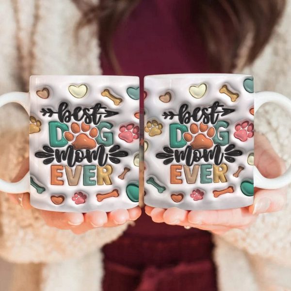 Best Dog Mom Ever Pet Mug TA29 890048 Best Dog Mom Ever Pet Mug TA29 890048