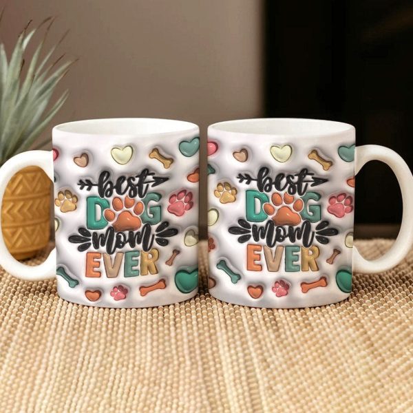Best Dog Mom Ever Pet Mug TA29 890048 Best Dog Mom Ever Pet Mug TA29 890048