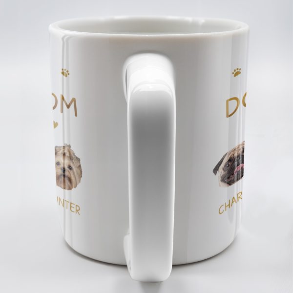 Best Dog Mom Ever With Cute Dog Faces And Paws - Personalized Custom Coffee Mug - PET091_MG Best Dog Mom Ever With Cute Dog Faces And Paws - Personalized Custom Coffee Mug - PET091_MG