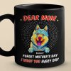 Best Dog Mom I Woof You - Dog Personalized Custom Black Mug - Mother's Day, Gift For Pet Owners, Pet Lovers Best Dog Mom I Woof You - Dog Personalized Custom Black Mug - Mother's Day, Gift For Pet Owners, Pet Lovers