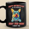 Best Dog Mom I Woof You - Dog Personalized Custom Black Mug - Mother's Day, Gift For Pet Owners, Pet Lovers Best Dog Mom I Woof You - Dog Personalized Custom Black Mug - Mother's Day, Gift For Pet Owners, Pet Lovers