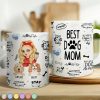 Best Dog Mom Puppy Love - Personalized White Edge-to-Edge Mug Best Dog Mom Puppy Love - Personalized White Edge-to-Edge Mug