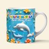 Best Dolphin Mom Coffee Mug - Personalized Gifts For Mother 03QHLU080425 Best Dolphin Mom Coffee Mug - Personalized Gifts For Mother 03QHLU080425