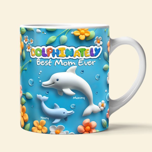 Best Dolphin Mom Coffee Mug - Personalized Gifts For Mother 03QHLU080425 Best Dolphin Mom Coffee Mug - Personalized Gifts For Mother 03QHLU080425