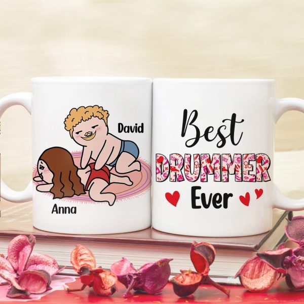 Best Drummer Ever Personalized Funny Coffee Mug Gift For Couple Best Drummer Ever Personalized Funny Coffee Mug Gift For Couple