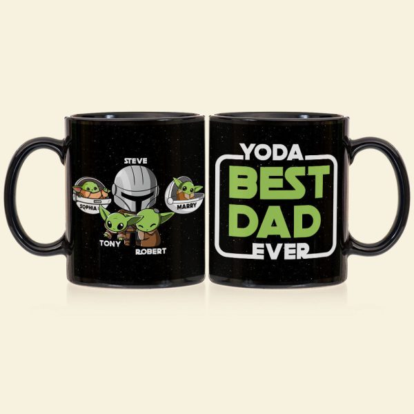 Best Family Dad Gift 06OHPO180423 Personalized Black Mug Best Family Dad Gift 06OHPO180423 Personalized Black Mug
